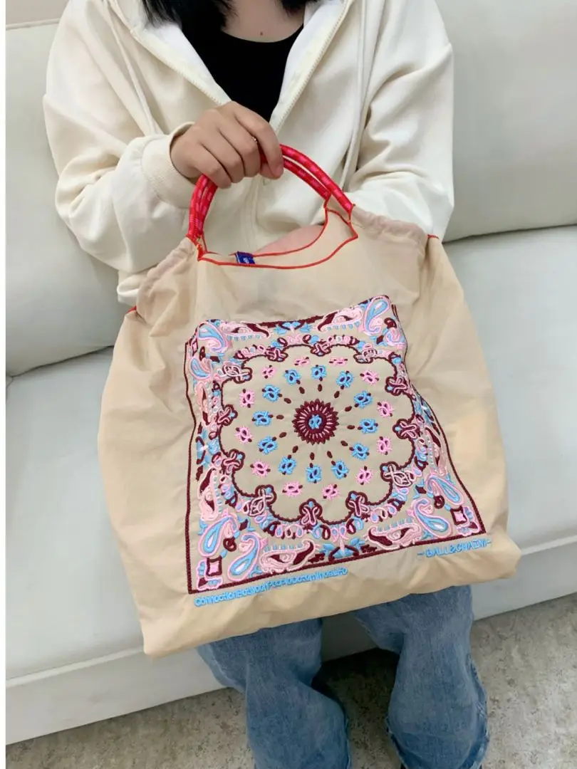 Pink Embroidered Shoulder Bag for Women luggage and leather goods - Image 88