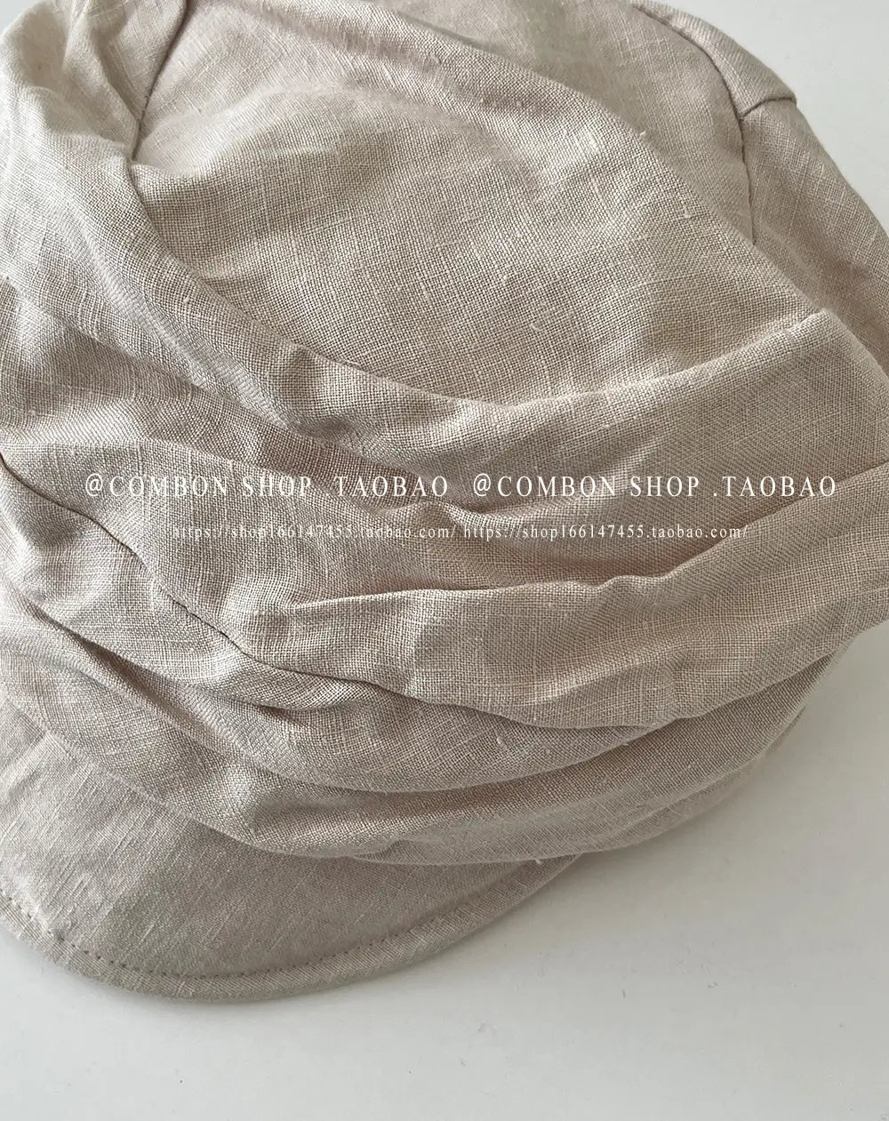 Women Black Cotton Linen Cap Spring Summer Forward — feature 11