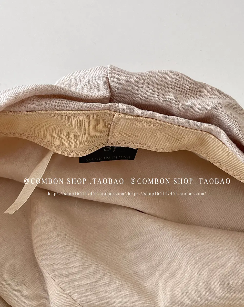 Women Black Cotton Linen Cap Spring Summer Forward — feature 13
