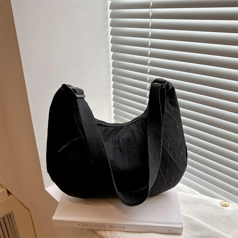 Trendy Nylon Underarm Bag 2025 Spring Summer Casual Shoulder Crossbody - Image 2