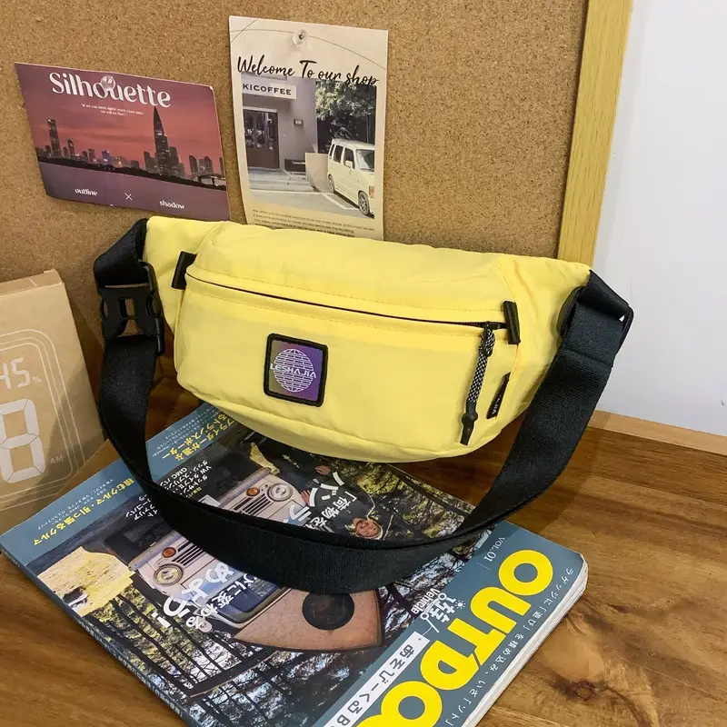 Yellow Ins Waist Bag for Women Men Luggage - Image 5