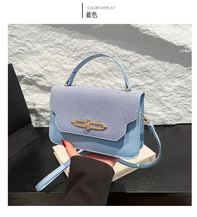 Light Blue Satchel Crossbody Bag for Women — feature 28
