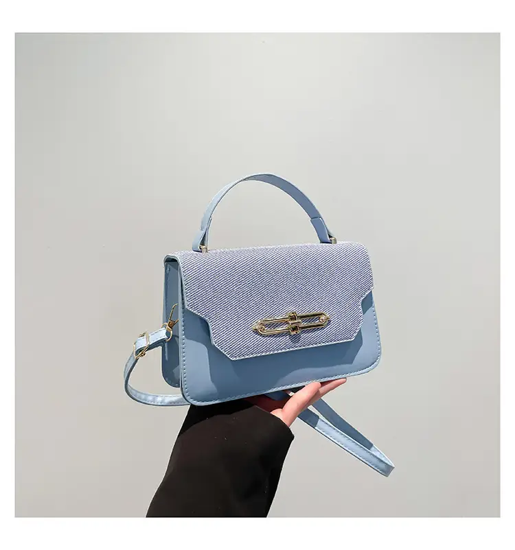 Light Blue Satchel Crossbody Bag for Women — feature 33