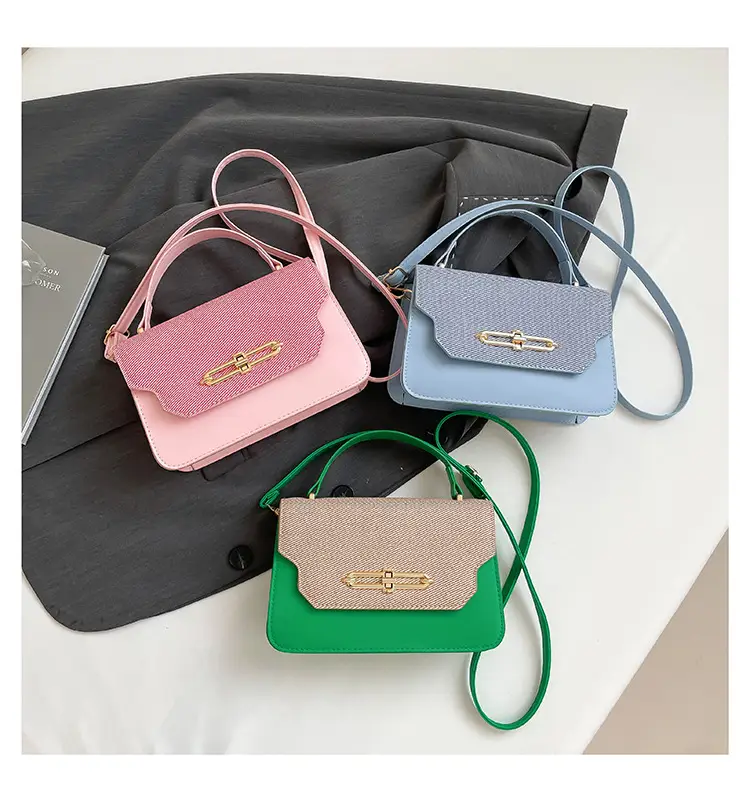 Light Blue Satchel Crossbody Bag for Women — feature 35