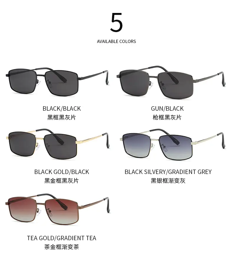 Men Polarized Anti-UV Sunglasses Black — feature 15