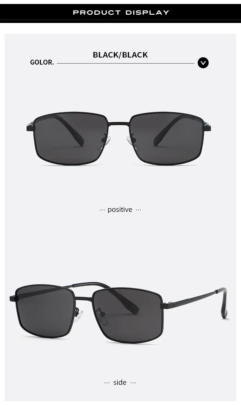 Men Polarized Anti-UV Sunglasses Black — feature 16