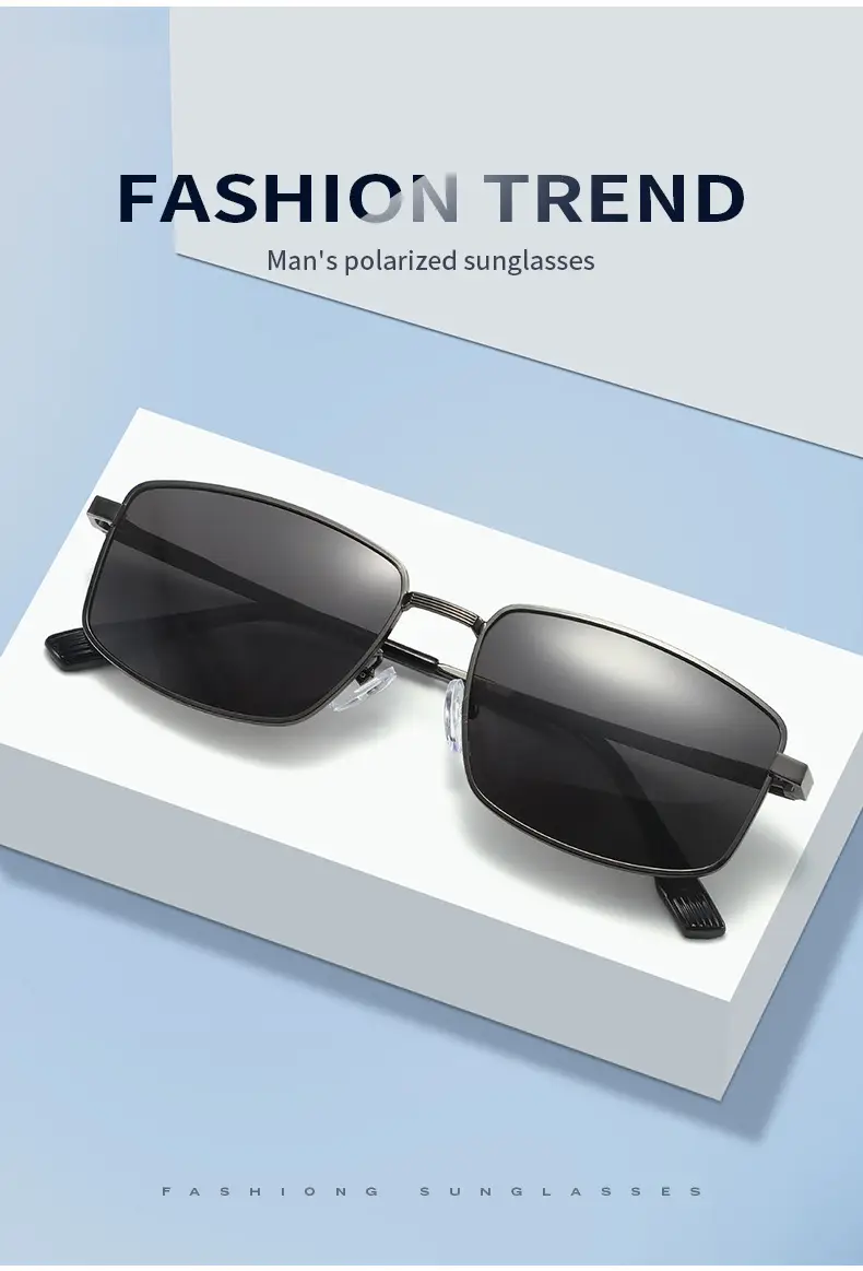 Men Polarized Anti-UV Sunglasses Black — feature 7