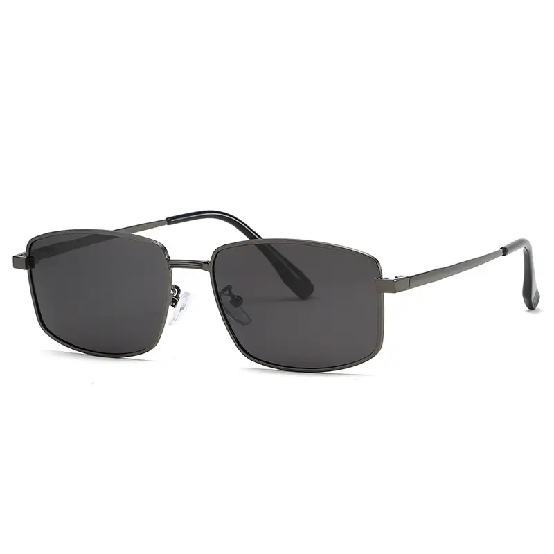 Men Polarized Anti-UV Sunglasses Black - Image 2