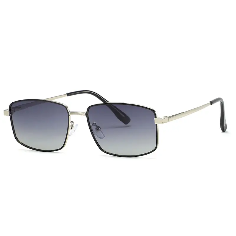 Men Polarized Anti-UV Sunglasses Black - Image 4