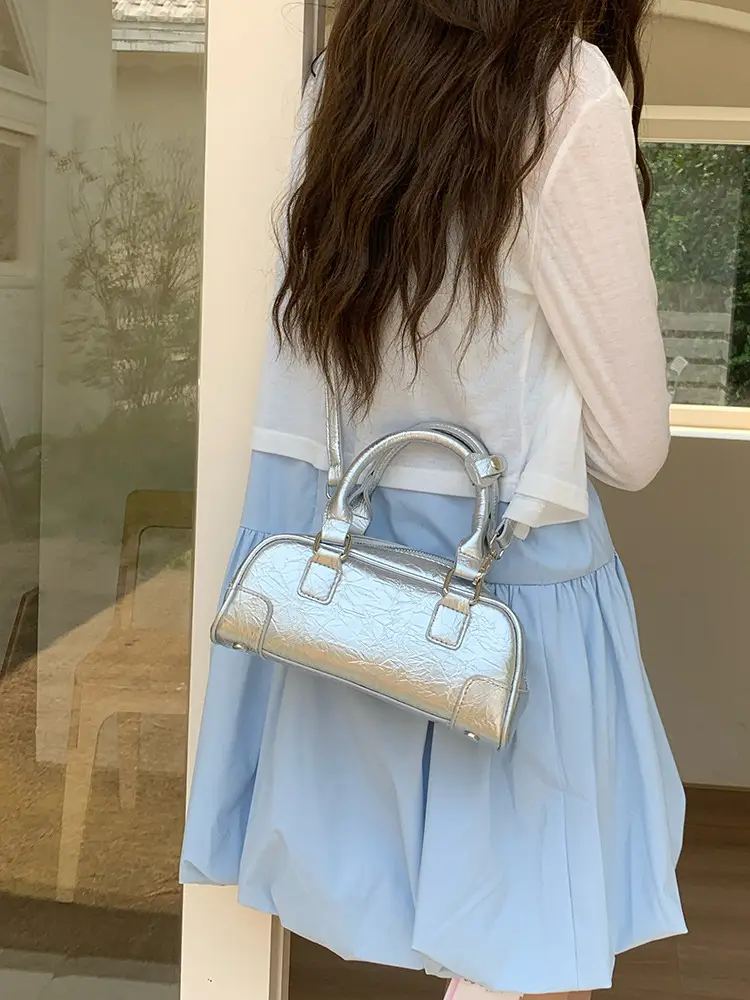 Women's Boston Bag Beige Crossbody Shoulder Crossbody — feature 15