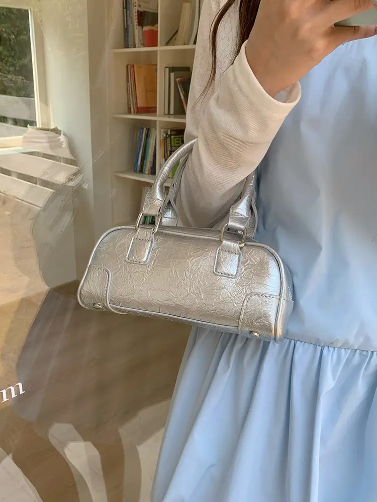 Women's Boston Bag Beige Crossbody Shoulder Crossbody — feature 16