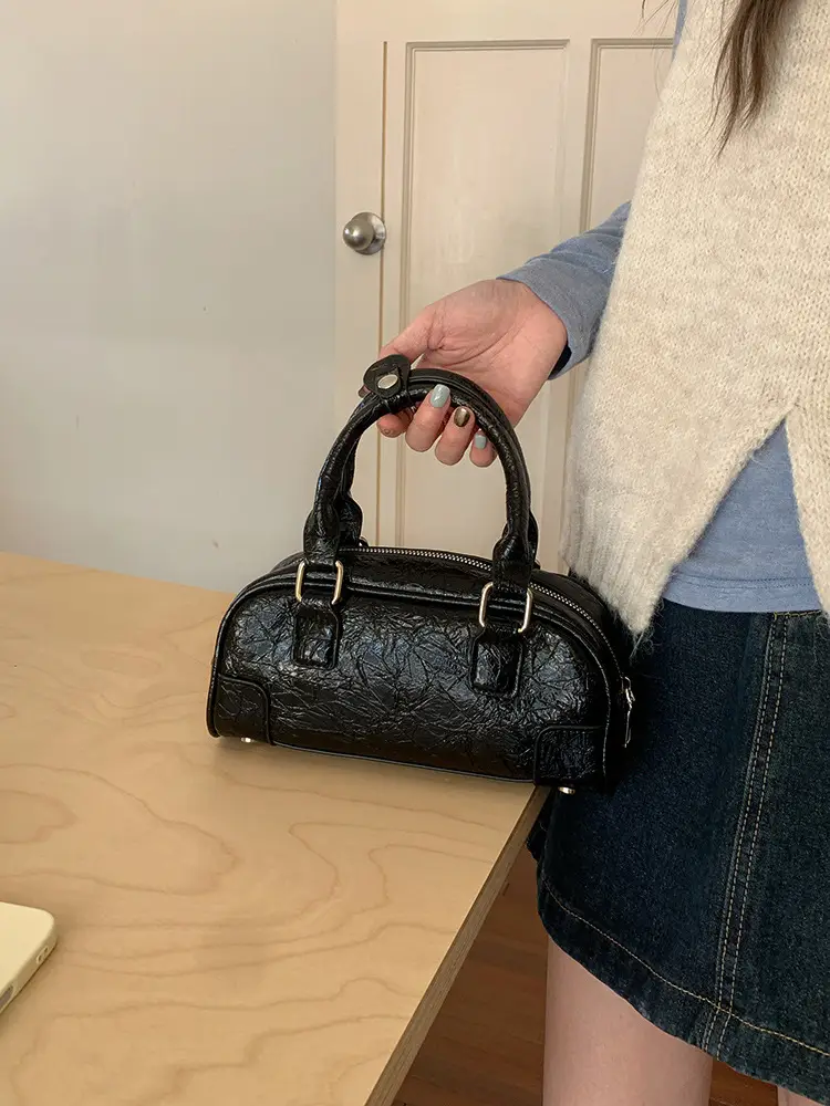 Women's Boston Bag Beige Crossbody Shoulder Crossbody — feature 21