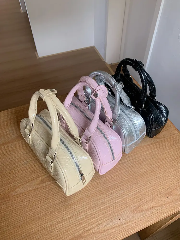 Women's Boston Bag Beige Crossbody Shoulder Crossbody — feature 4