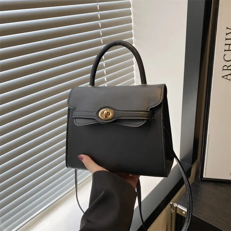 White Korean Style Square Handbag 2025 Spring - Image 9