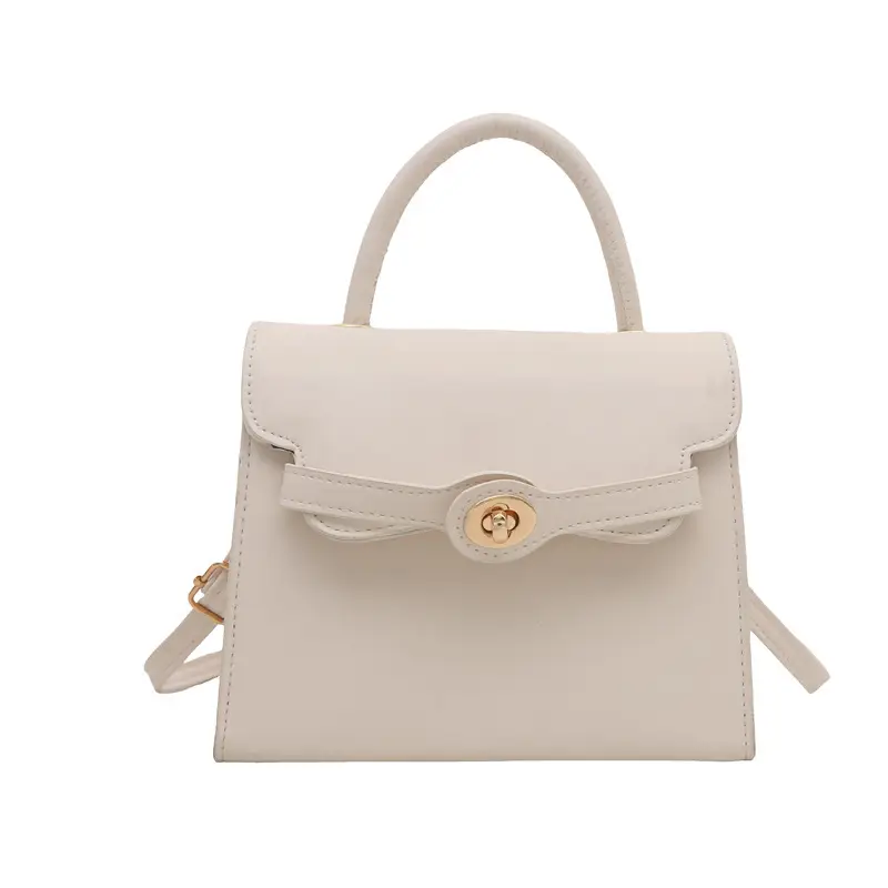 White Korean Style Square Handbag 2025 Spring - Image 10