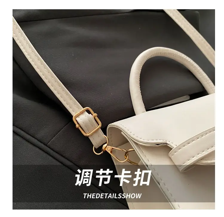 White Korean Style Square Handbag 2025 Spring — feature 6