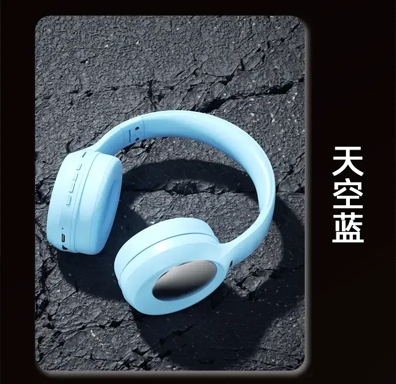Purple Over-Ear Wireless Headphones with Noise Reduction — feature 15