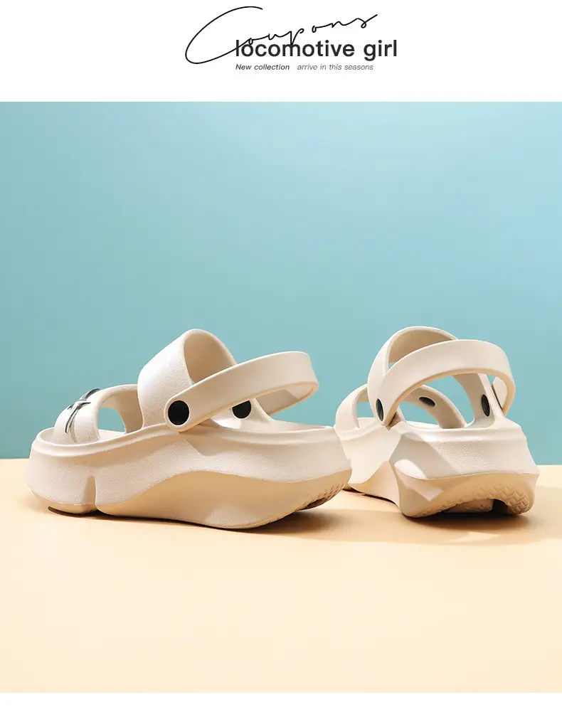Women's Black Double Strap Thick Slippers Summer β feature 19