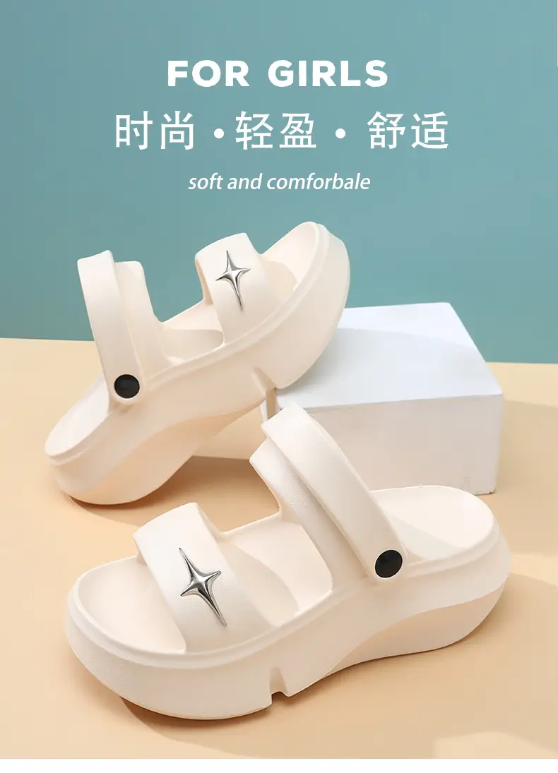 Women's Black Double Strap Thick Slippers Summer β feature 8