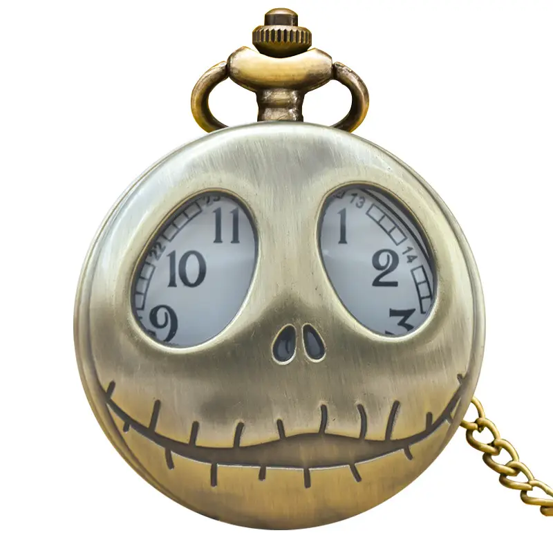 Vintage Bronze Pocket Watch with Anchor Navigation Map - Image 5