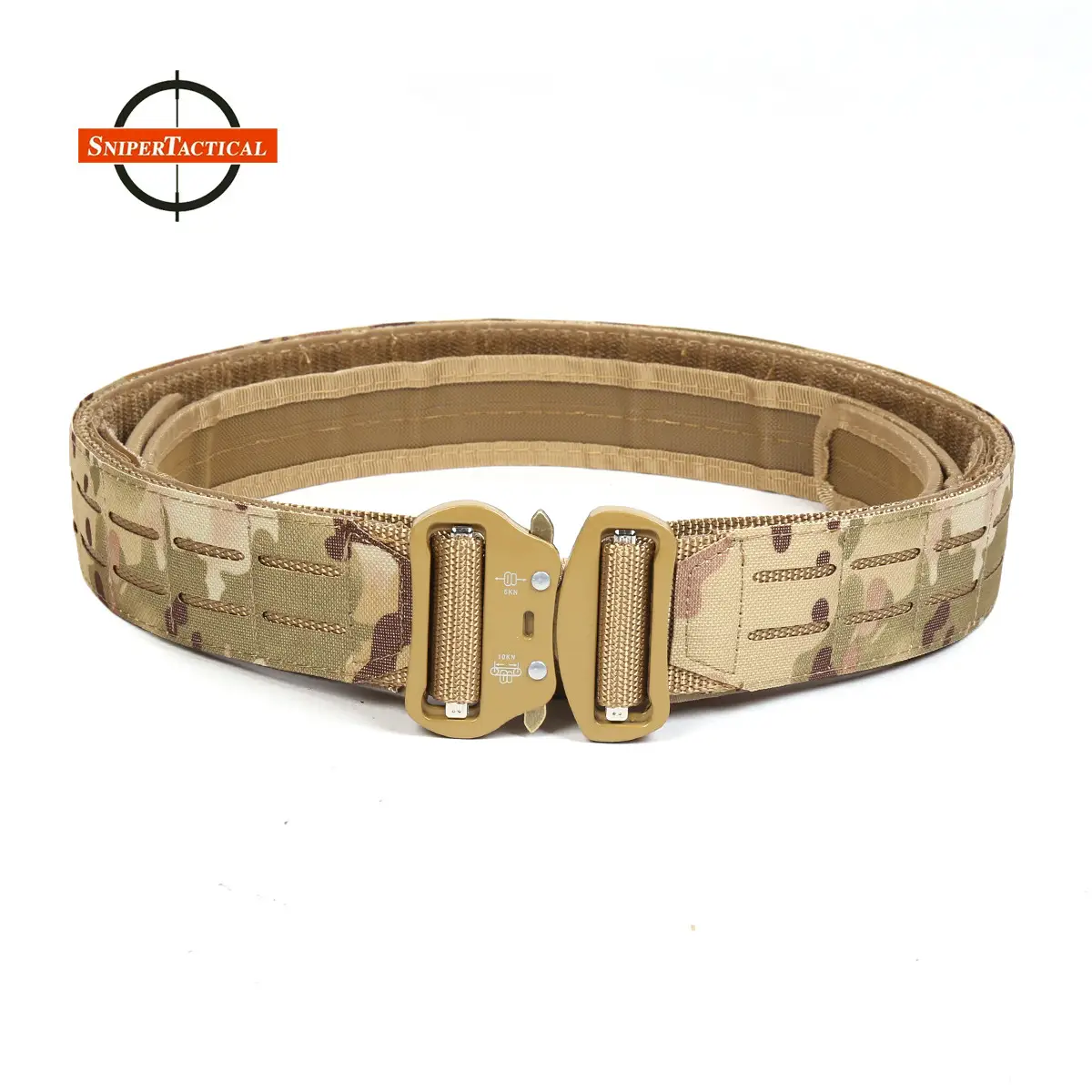 Military Tactical Belt Double Layer Quick Release Men