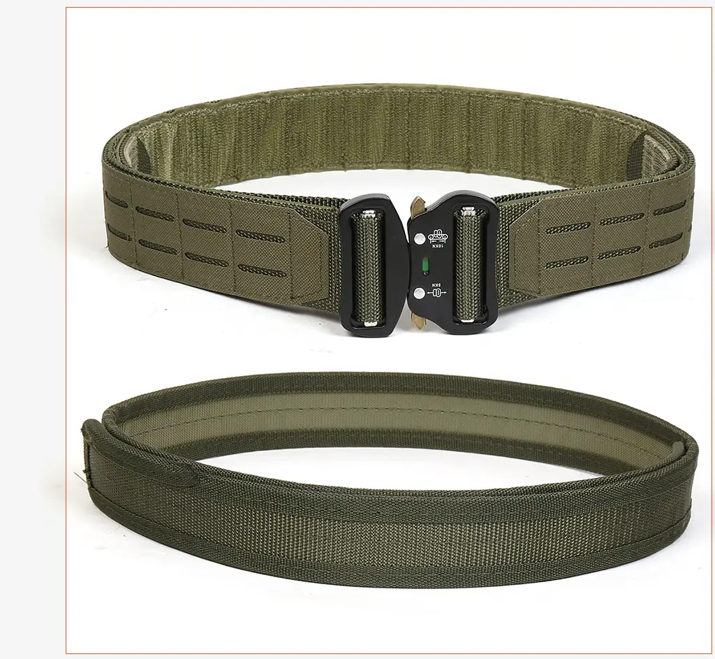 Military Tactical Belt Double Layer Quick Release Men — feature 16