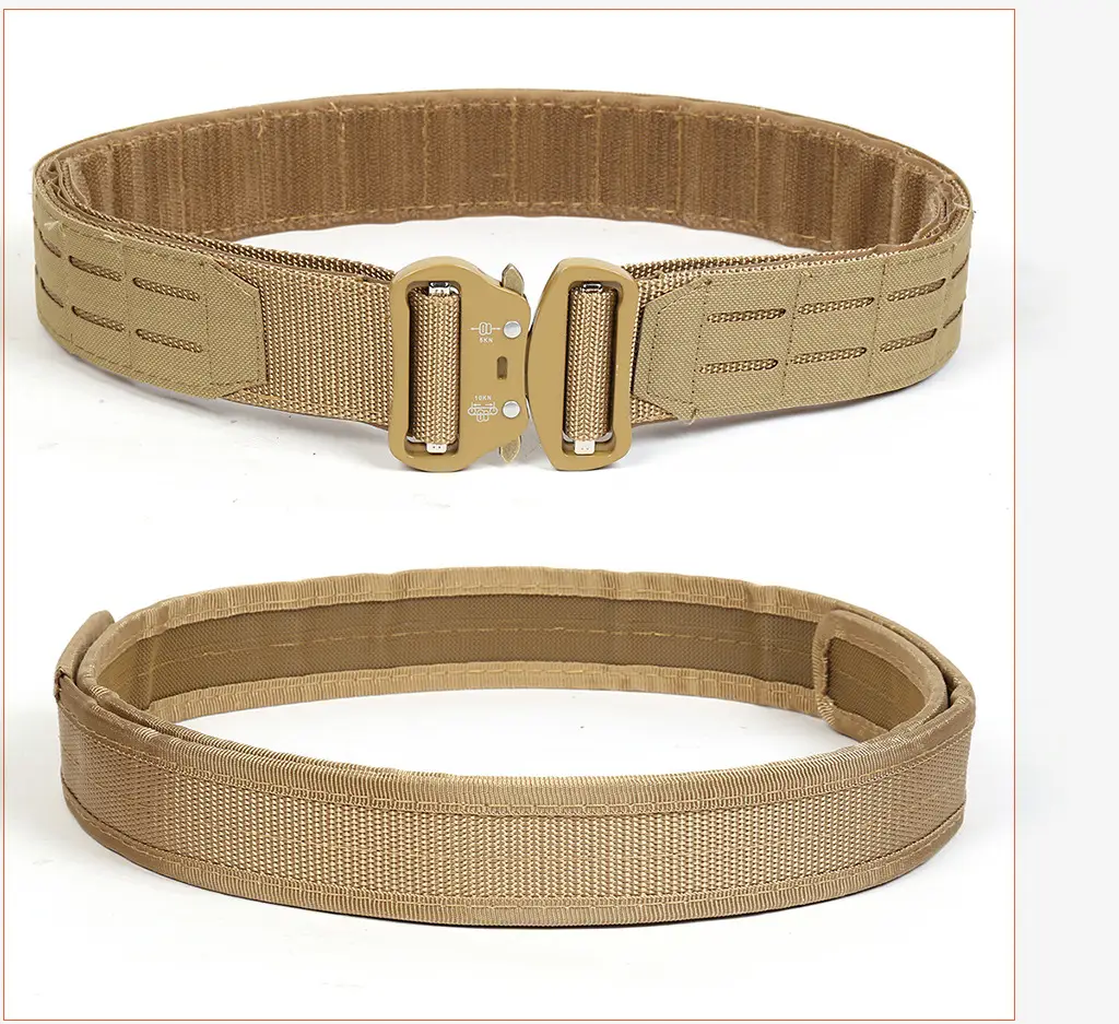 Military Tactical Belt Double Layer Quick Release Men — feature 17