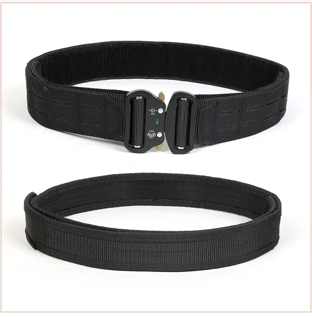 Military Tactical Belt Double Layer Quick Release Men — feature 18