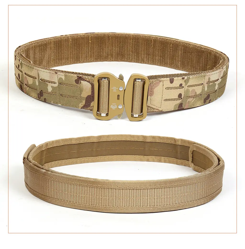 Military Tactical Belt Double Layer Quick Release Men — feature 19