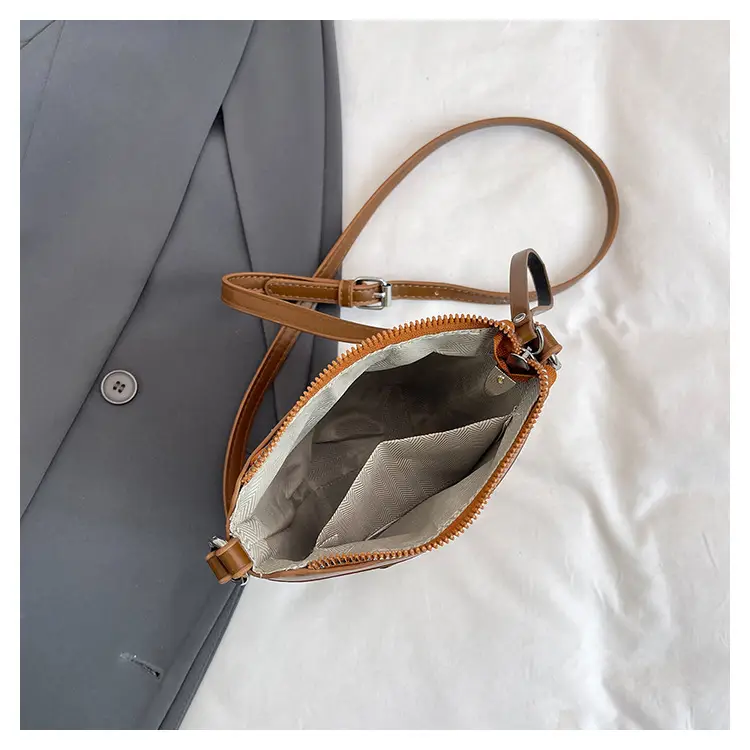 Women's Straw Mobile Phone Bag with Monogram Print — feature 37