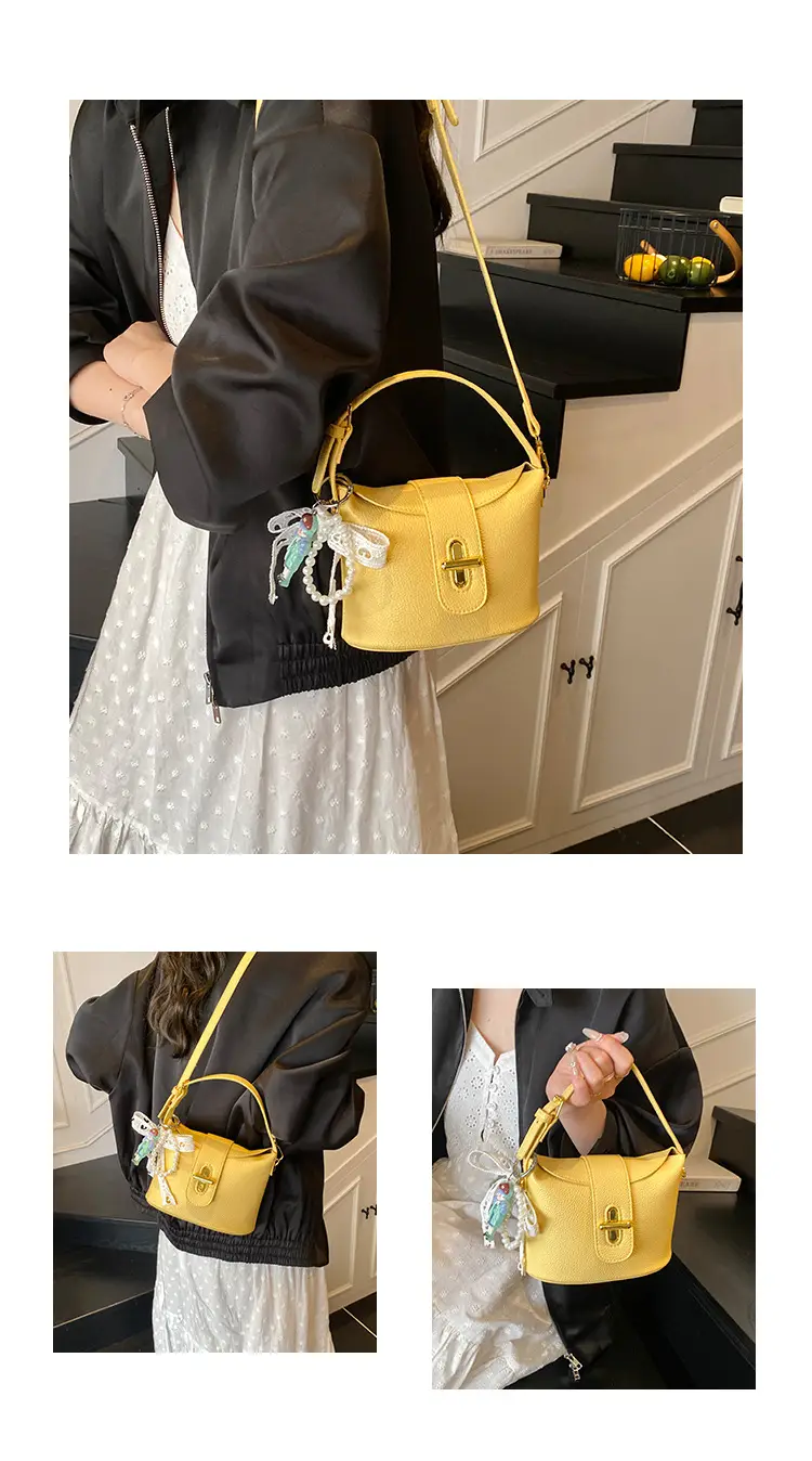 Pink Leather Shoulder Bag for Women 2025 — feature 7