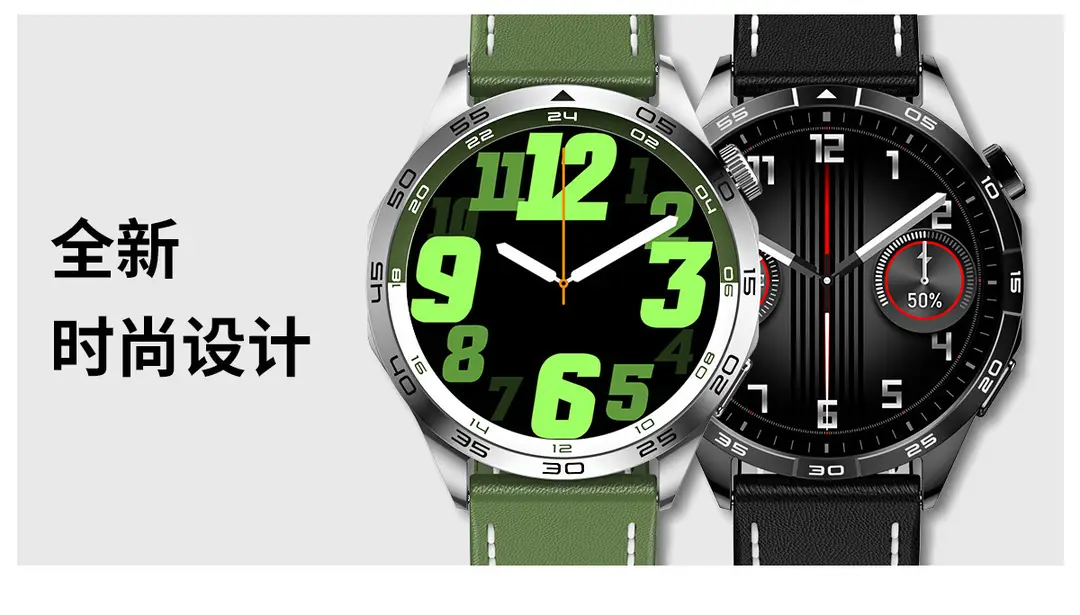 Cross-border watch4 smart watch GT4 round screen smart watch HD full touch Bluetooth call heart rate blood pressure — feature 2