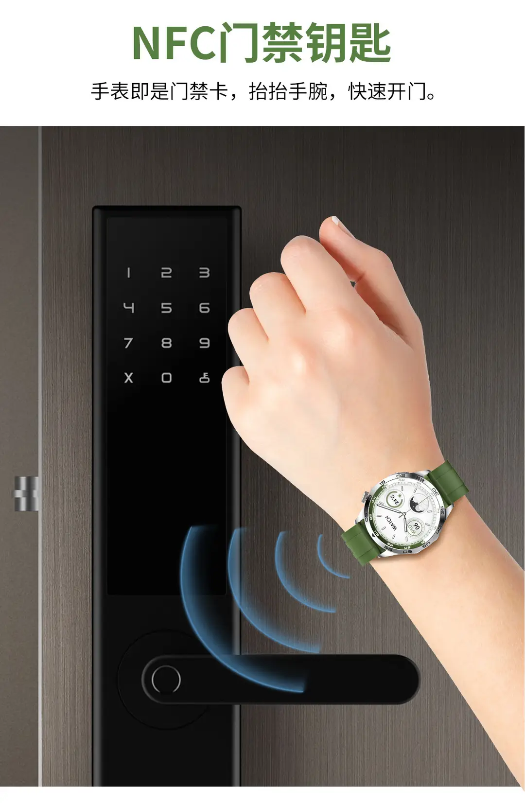 Cross-border watch4 smart watch GT4 round screen smart watch HD full touch Bluetooth call heart rate blood pressure — feature 8