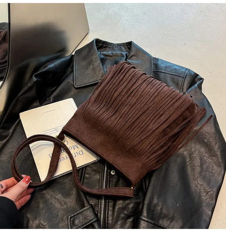 Frosted Shoulder Crossbody Bag Tan Women 2025 — feature 23