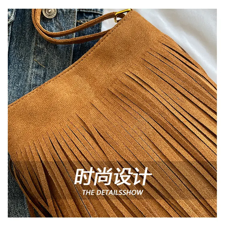 Frosted Shoulder Crossbody Bag Tan Women 2025 — feature 3