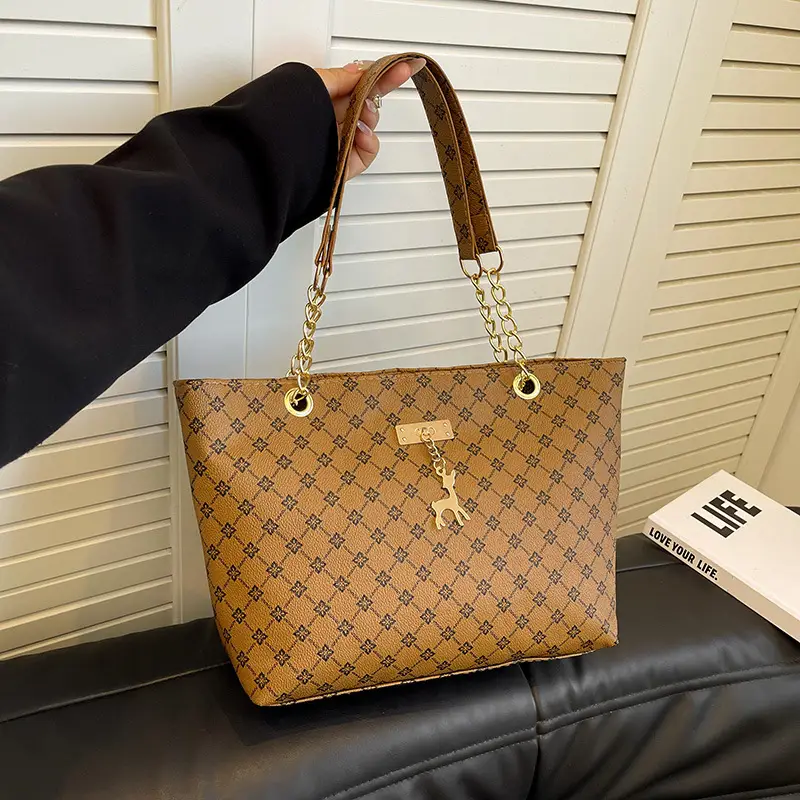 2024 Vintage Pattern Shoulder Tote Bags for Women - Image 3