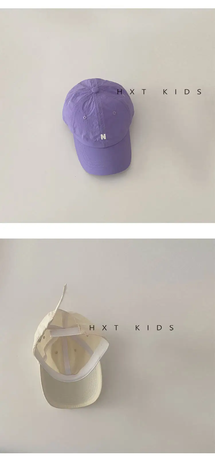 Black Kids Cap with Letter Embroidery Summer Sunshade Hat — feature 14