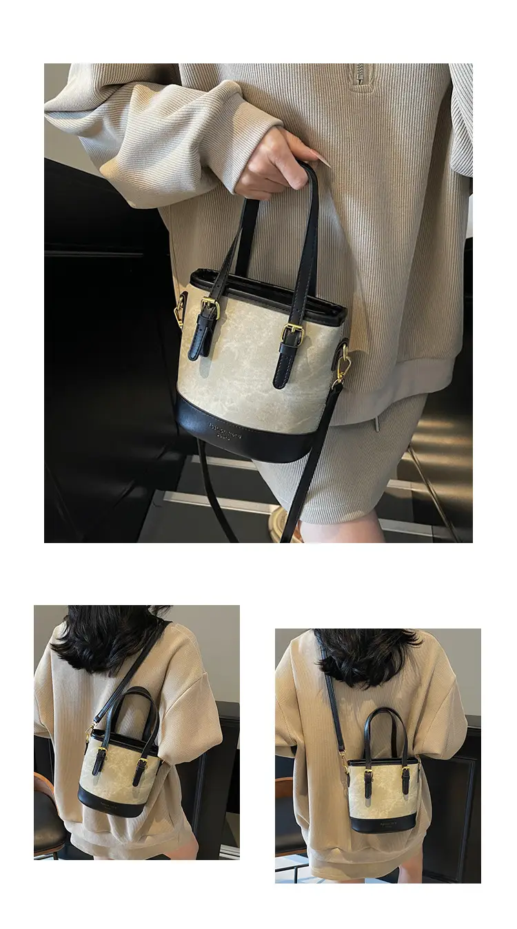 Women's Contrasting Color Handbag 2025 New — feature 12