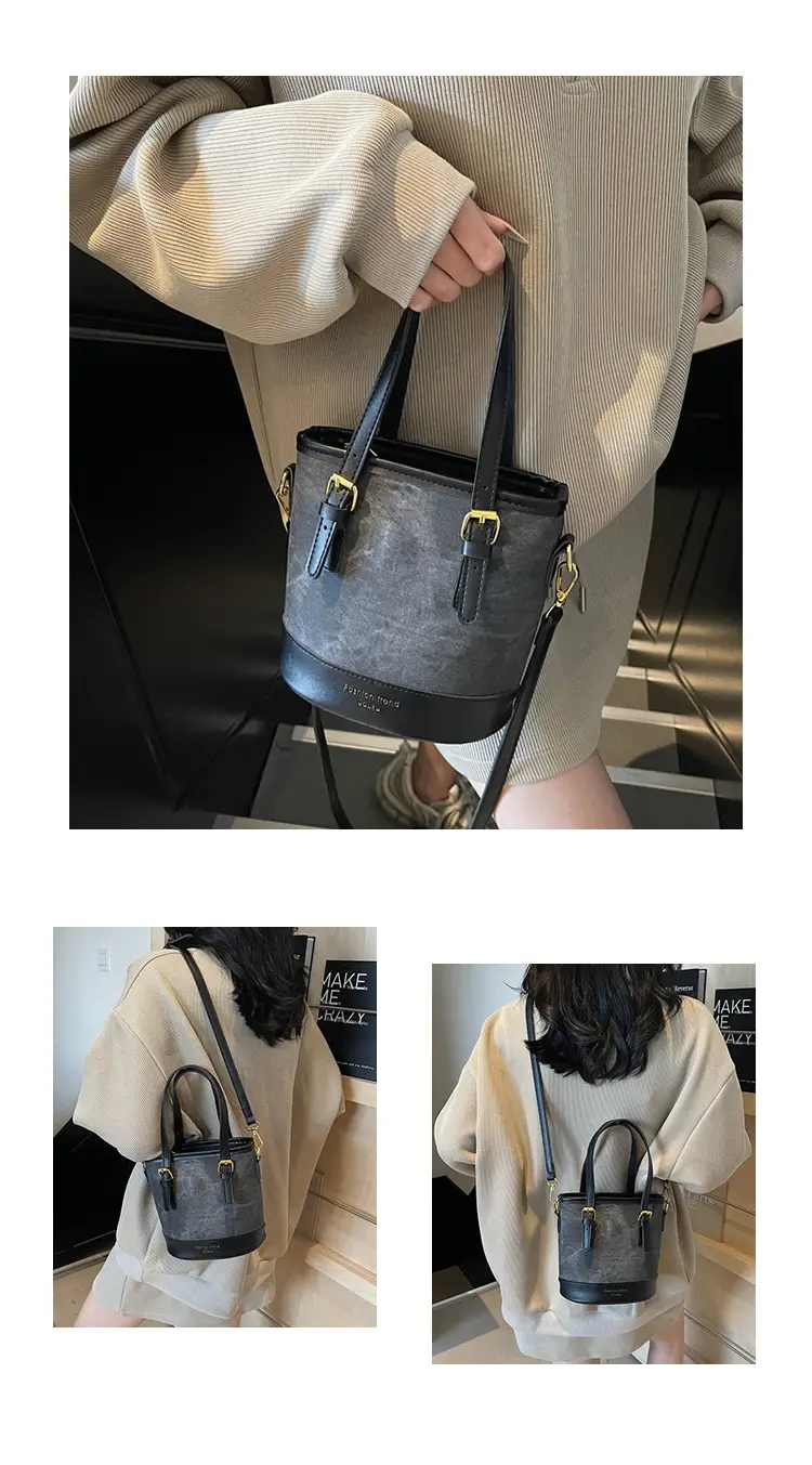 Women's Contrasting Color Handbag 2025 New — feature 15