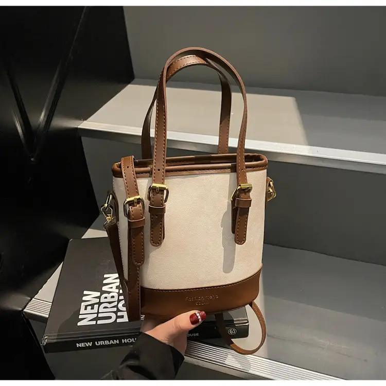 Women's Contrasting Color Handbag 2025 New — feature 18