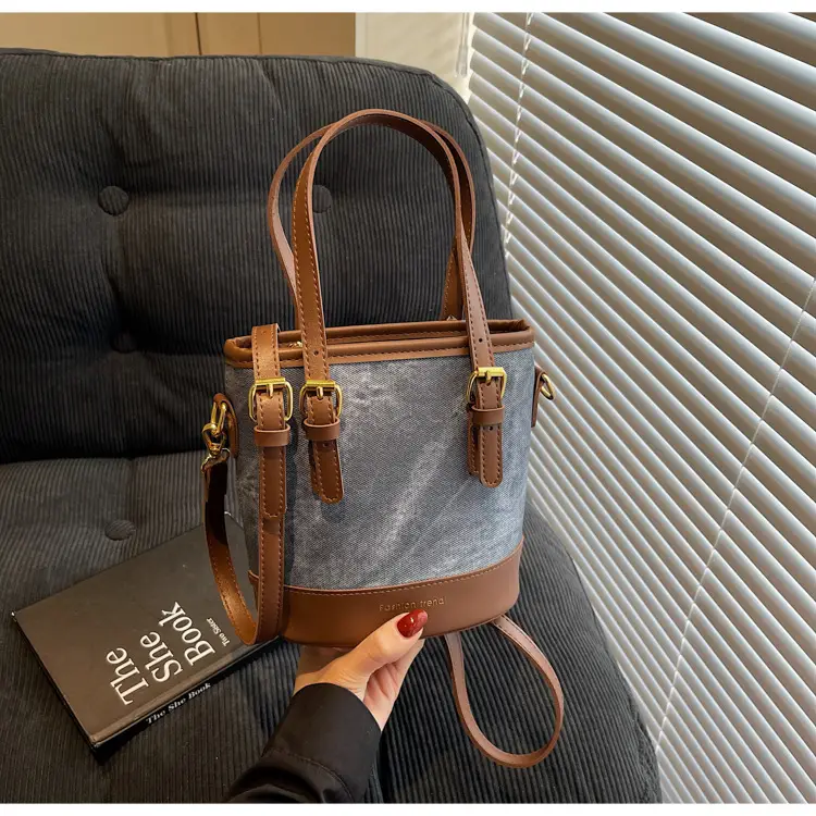 Women's Contrasting Color Handbag 2025 New — feature 19