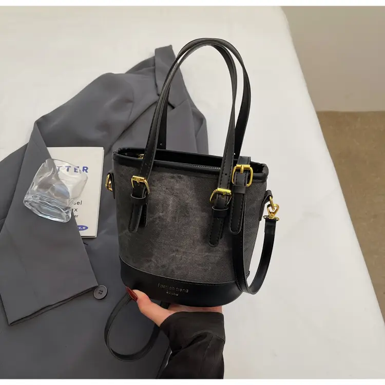 Women's Contrasting Color Handbag 2025 New — feature 21