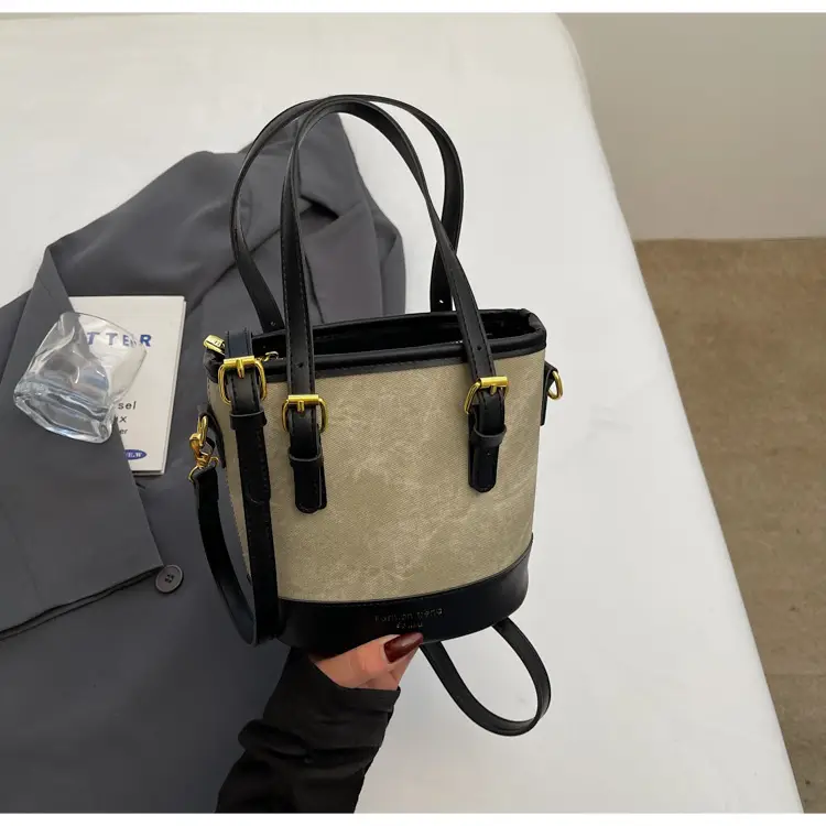 Women's Contrasting Color Handbag 2025 New — feature 23
