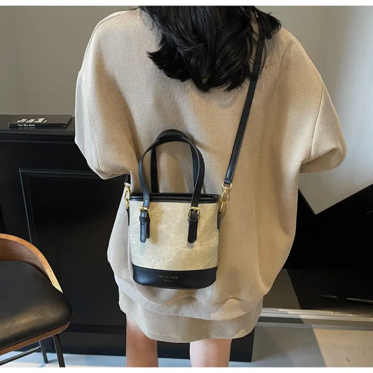 Women's Contrasting Color Handbag 2025 New — feature 25