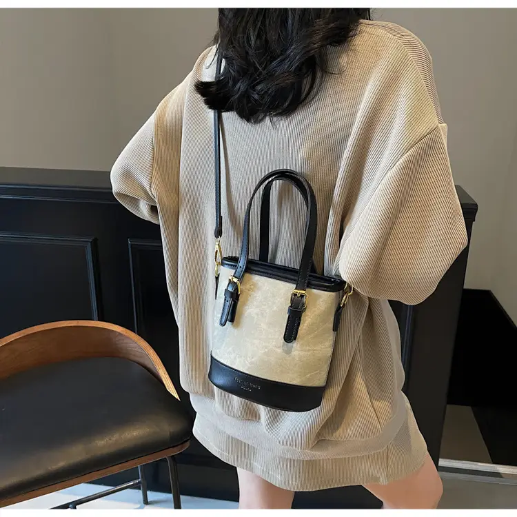 Women's Contrasting Color Handbag 2025 New — feature 26