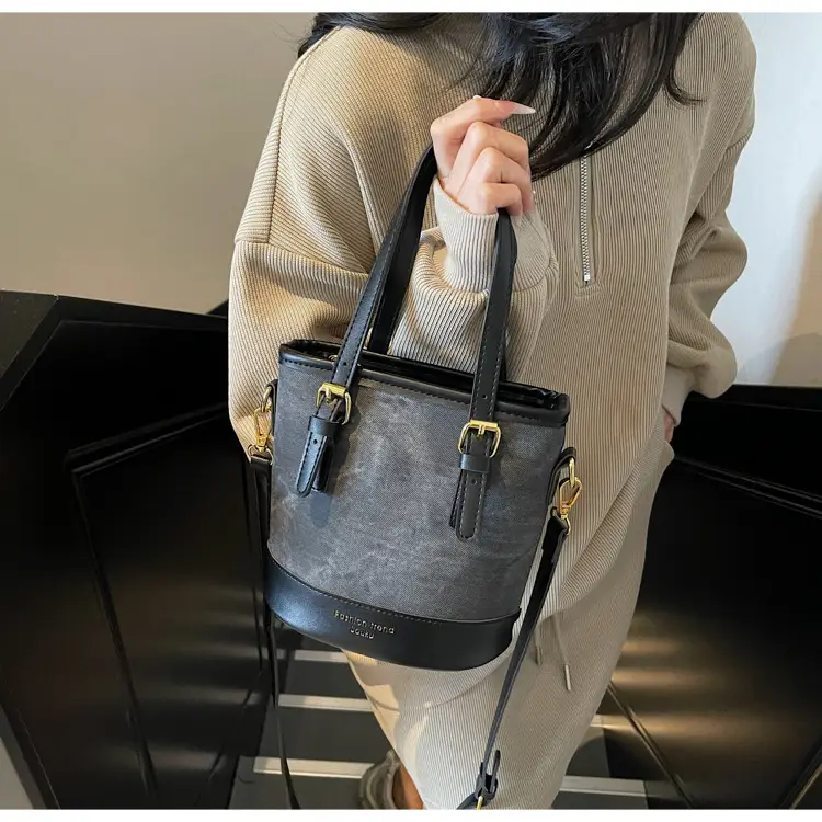 Women's Contrasting Color Handbag 2025 New — feature 27