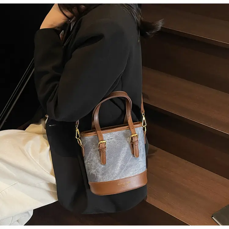 Women's Contrasting Color Handbag 2025 New — feature 30