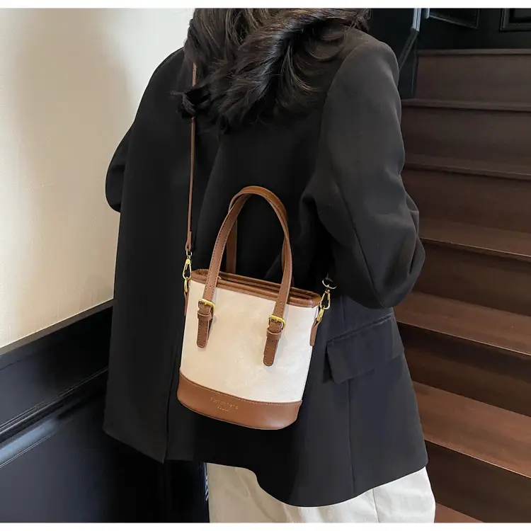 Women's Contrasting Color Handbag 2025 New — feature 32