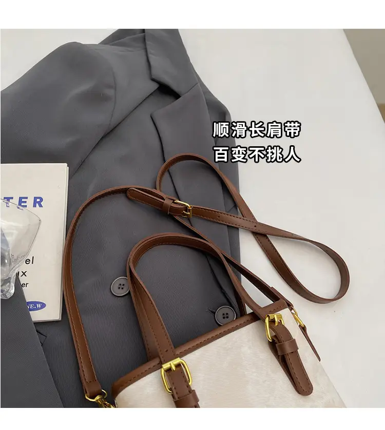 Women's Contrasting Color Handbag 2025 New — feature 4