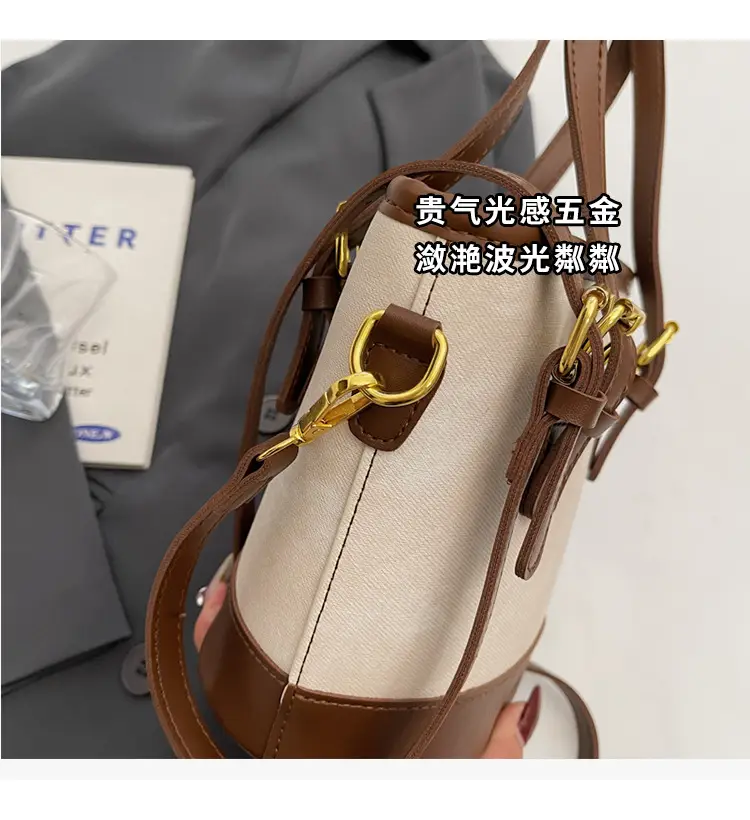 Women's Contrasting Color Handbag 2025 New — feature 5